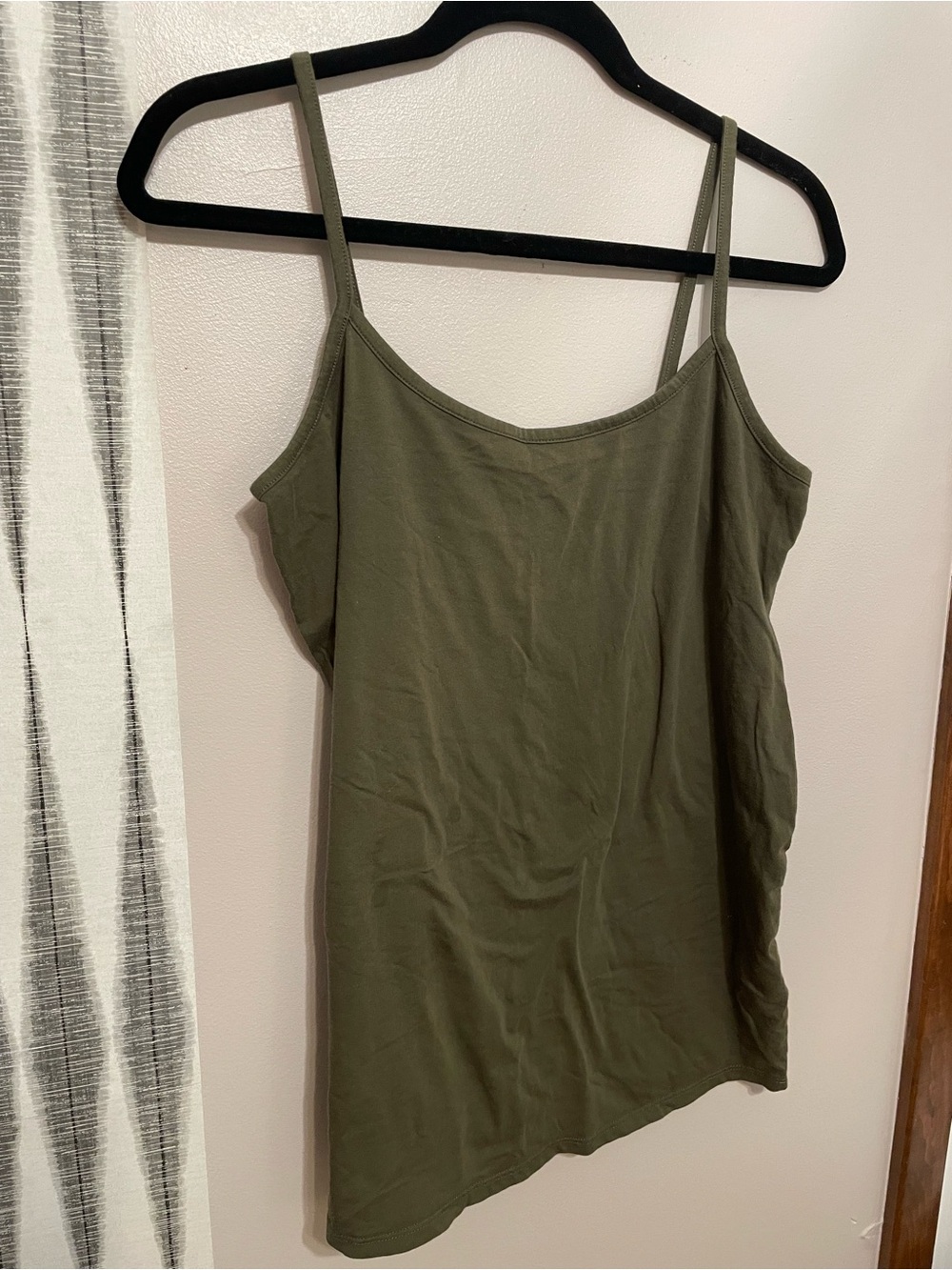 Motherhood Maternity Women's Olive Green Tank Top - Classic Spaghetti Strap